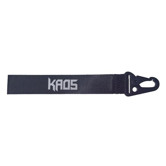 Kaos Premium Rubber 3D Print Key Clip - Black