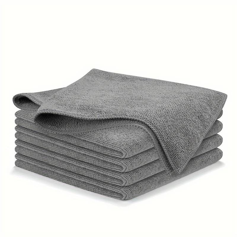 Kaos Lot de 3 chiffons en microfibre gris 40 x 40 cm