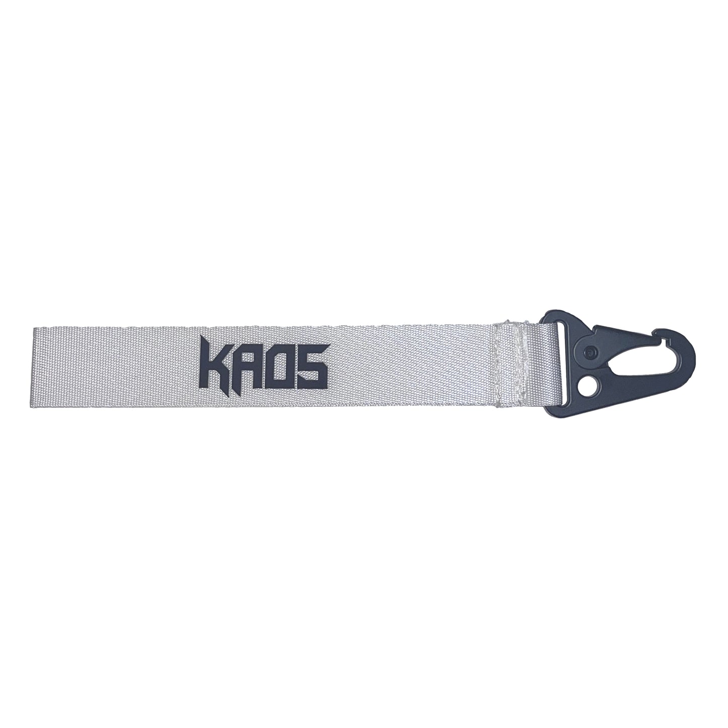 Kaos Premium Rubber 3D Print Key Clip - White